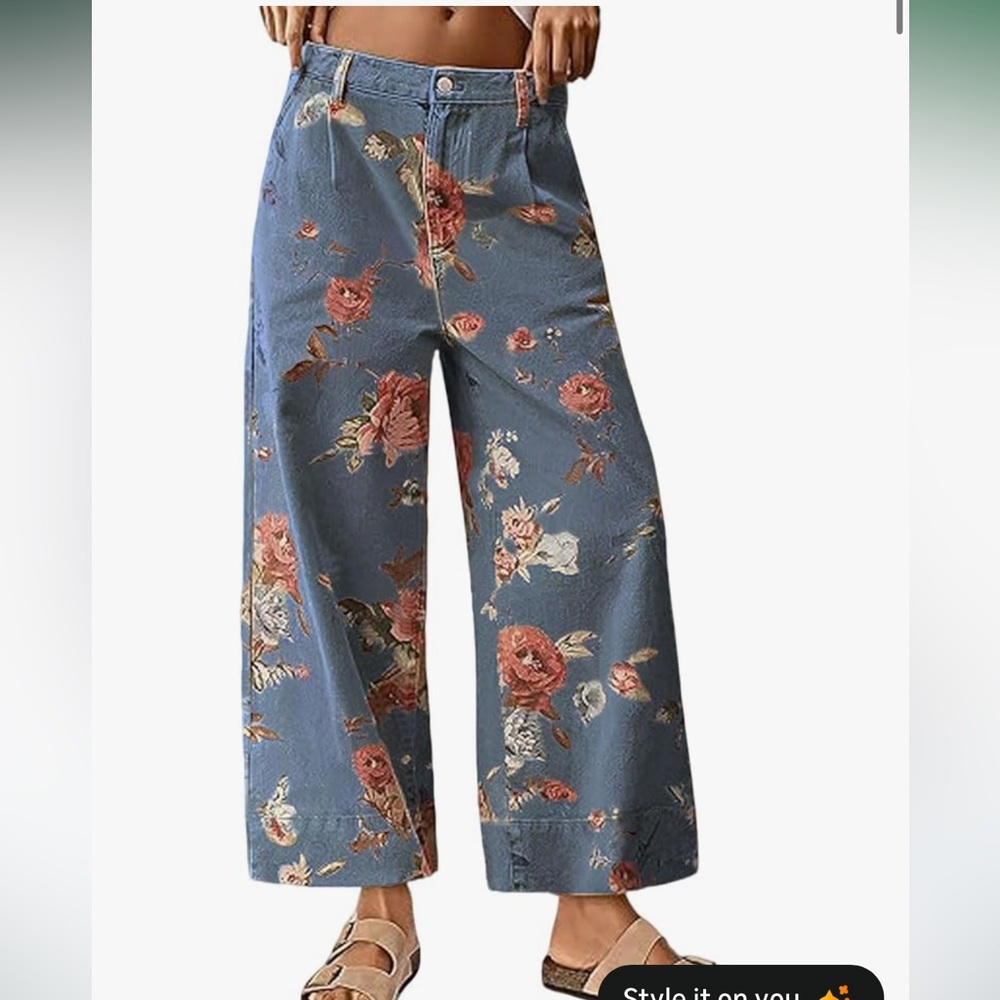 NWT cropped denim
